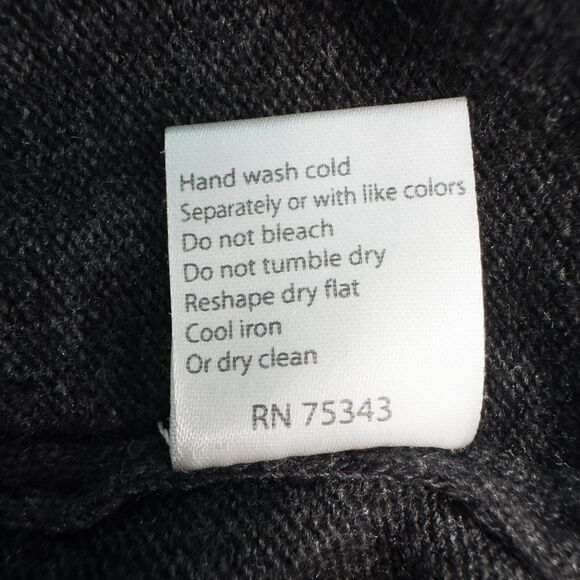 Benedetta B Merino Wool Cashmere Blend Ruffle Sweater Womens Medium Gray Chic - Picture 14 of 14